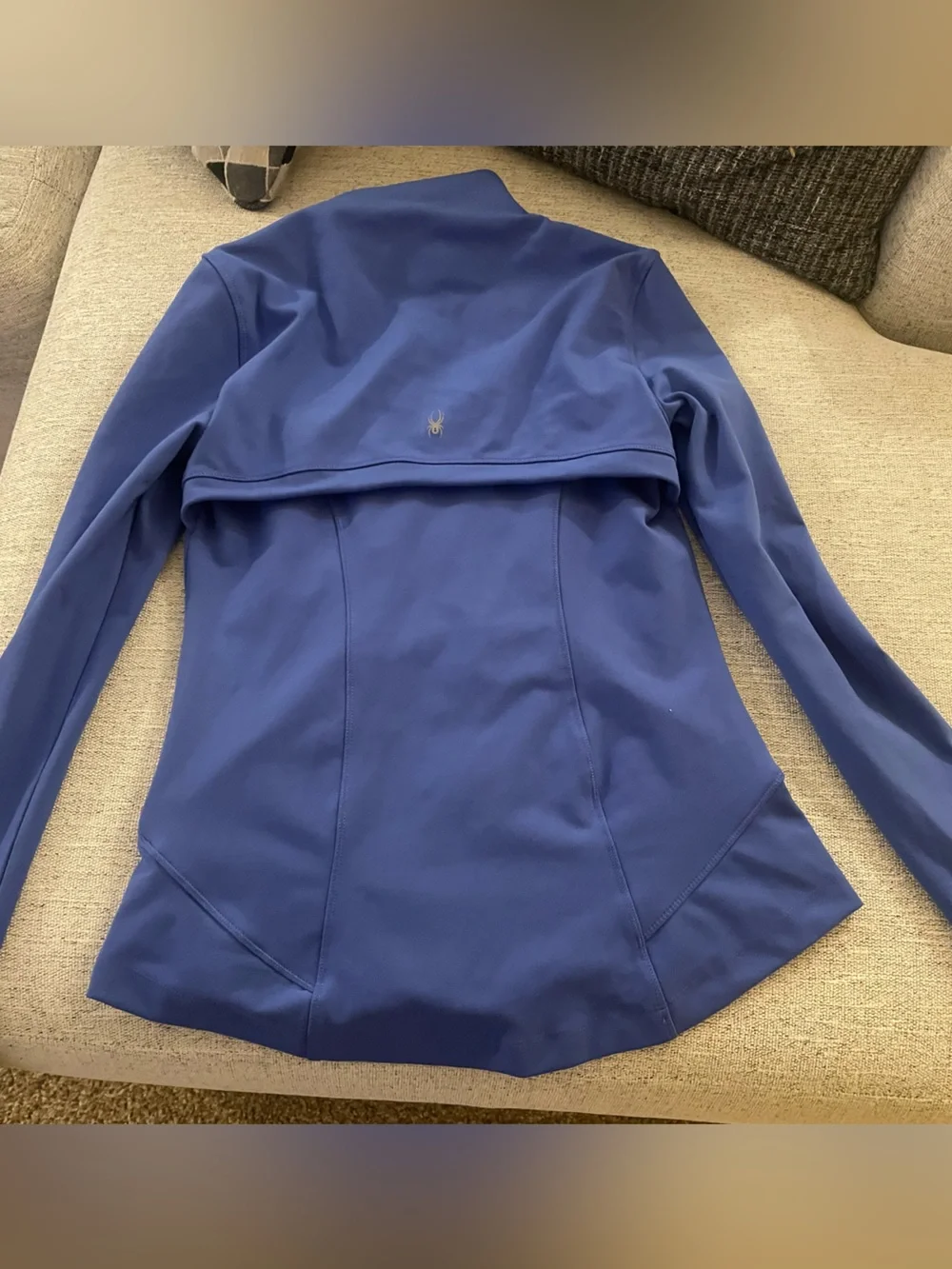 Blue Zip-Up Active Jacket - Picture 2 of 3
